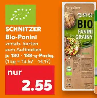 Kaufland SCHNITZER Bio-Panini Angebot