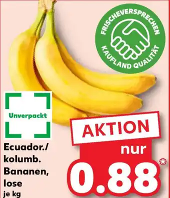 Kaufland Ecuador./ kolumb. Bananen, lose Angebot
