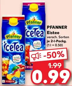 Kaufland PFANNER Eistee Angebot