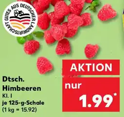 Kaufland Dtsch. Himbeeren Angebot