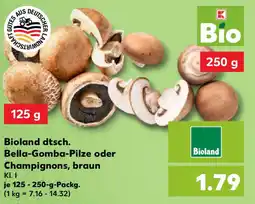 Kaufland Bella-Gomba-Pilze oder Champignons, braun Angebot