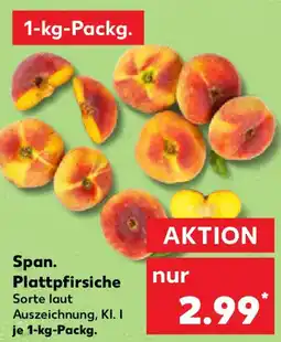 Kaufland Span. Plattpfirsiche Angebot