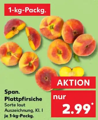 Kaufland Span. Plattpfirsiche Angebot
