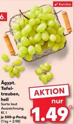 Kaufland Ägypt. Tafel- trauben, hell Angebot