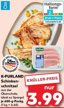 Kaufland K-PURLAND Schinken- schnitzel Angebot