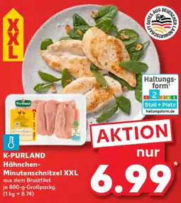 Kaufland K-PURLAND Hähnchen- Minutenschnitzel XXL Angebot