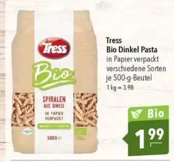 CITTI Markt Tress Bio Dinkel Pasta Angebot