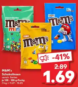 Kaufland M&M's Schokolinsen Angebot