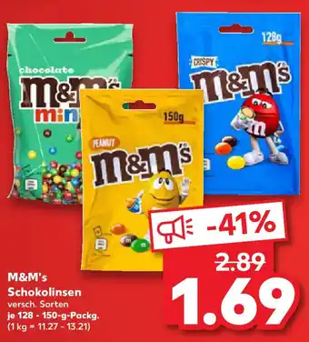 Kaufland M&M's Schokolinsen Angebot