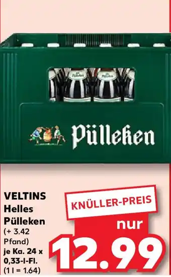 Kaufland VELTINS Helles Pülleken Angebot