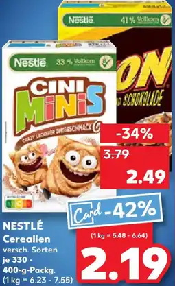 Kaufland NESTLÉ Cerealien Angebot