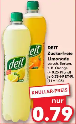 Kaufland DEIT Zuckerfreie Limonade Angebot