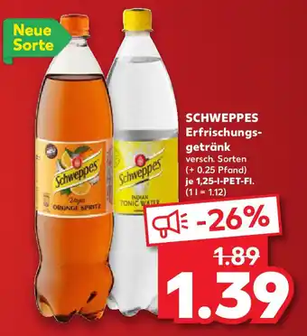 Kaufland SCHWEPPES Erfrischungs- getränk Angebot