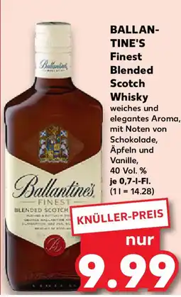 Kaufland BALLAN- TINE'S Finest Blended Scotch Whisky Angebot