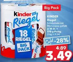 Kaufland KINDER Riegel Angebot