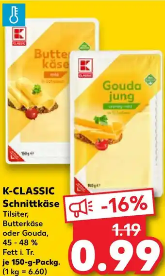 Kaufland K-CLASSIC Schnittkäse Angebot