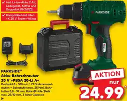 Kaufland PARKSIDE Akku-Bohrschrauber 20 V PBSA 20-Li A Angebot