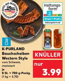 Kaufland K-PURLAND Bauchscheiben Western Style Angebot