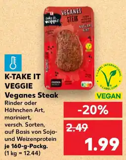 Kaufland K-TAKE IT VEGGIE Veganes Steak Angebot