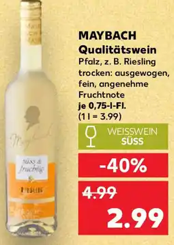 Kaufland MAYBACH Qualitätswein Angebot