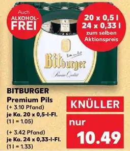 Kaufland BITBURGER Premium Pils Angebot