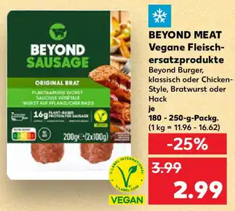 Kaufland BEYOND MEAT Vegane Fleisch- ersatzprodukte Angebot