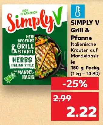 Kaufland SIMPLY V Grill & Pfanne Angebot
