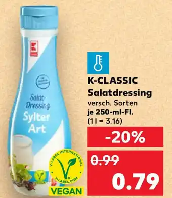 Kaufland K-CLASSIC Salatdressing Angebot
