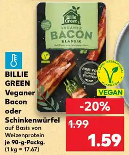 Kaufland BILLIE GREEN Veganer Bacon oder Schinkenwürfel Angebot