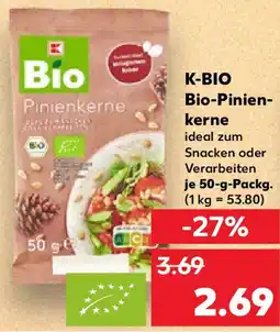 Kaufland K-BIO Bio-Pinien- kerne Angebot