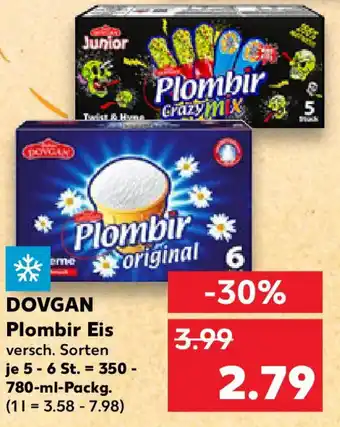 Kaufland DOVGAN Plombir Eis Angebot