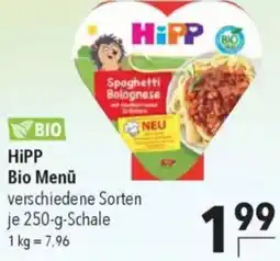 CITTI Markt HiPP Bio Menü Angebot