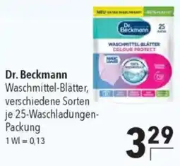 CITTI Markt Dr. Beckmann Waschmittel-Blätter Angebot