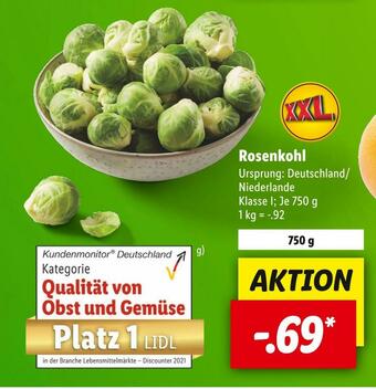 Lidl Rosenkohl Angebot