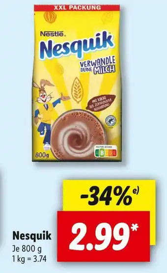 Lidl Nesquik kakao Angebot