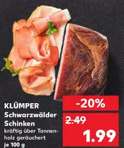 Kaufland KLÜMPER Schwarzwälder Schinken Angebot