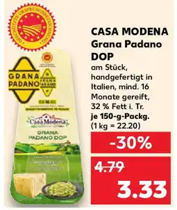 Kaufland CASA MODENA Grana Padano DOP Angebot