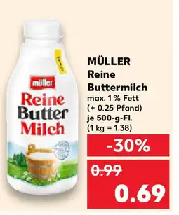 Kaufland MÜLLER Reine Buttermilch Angebot