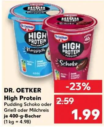 Kaufland DR. OETKER High Protein Angebot