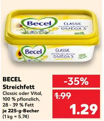 Kaufland BECEL Streichfett Angebot