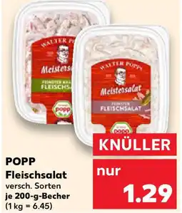 Kaufland POPP Fleischsalat Angebot