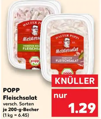 Kaufland POPP Fleischsalat Angebot