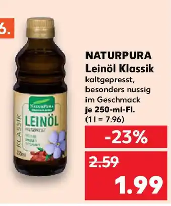 Kaufland NATURPURA Leinöl Klassik Angebot