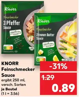 Kaufland KNORR Feinschmecker Sauce Angebot