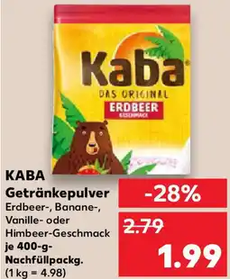 Kaufland KABA Getränkepulver Angebot