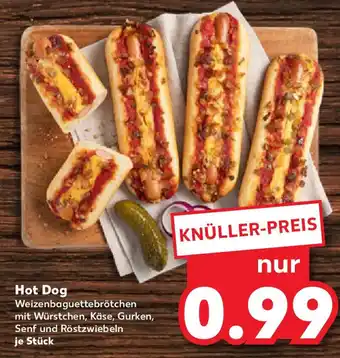Kaufland Hot Dog Weizenbaguettebrötchen Angebot