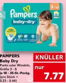 Kaufland PAMPERS Baby Dry Angebot