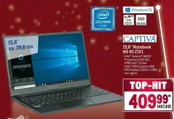 METRO Captiva notebook Angebot