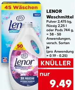 Kaufland LENOR Waschmittel Angebot