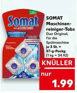Kaufland SOMAT Maschinen- reiniger-Tabs Angebot